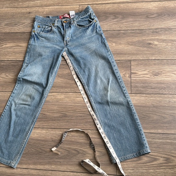 Vintage 1988 Levi's 514 slim straight Blue Jeans Classic Style size 28 - Picture 10 of 14